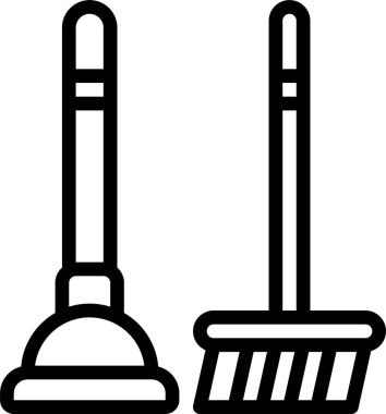 Pompacının basit çizgi film çizimi