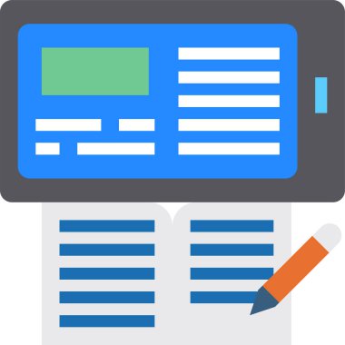 Eğitim minimalist vektör simgesi