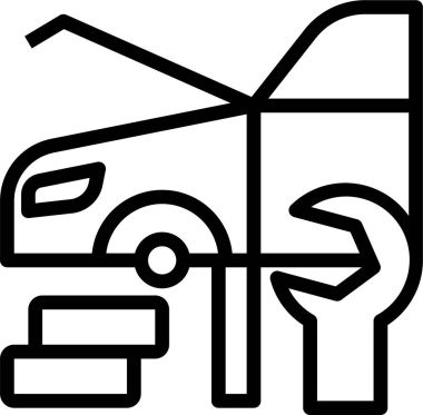 Simge vektör illüstrasyonunu onar