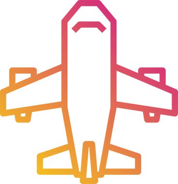 Modern tasarım minimalist vektör simgesi, düzlem