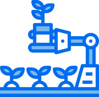 Bitkilerin büyüme simgesi, vektör illüstrasyonu