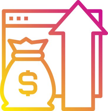 Dolar ve para vektör simgesi