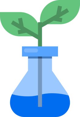 Ekoloji minimalist vektör simgesi