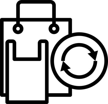 Ekoloji minimalist vektör simgesi