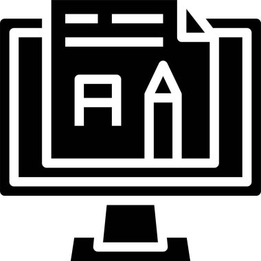 Eğitim minimalist vektör simgesi