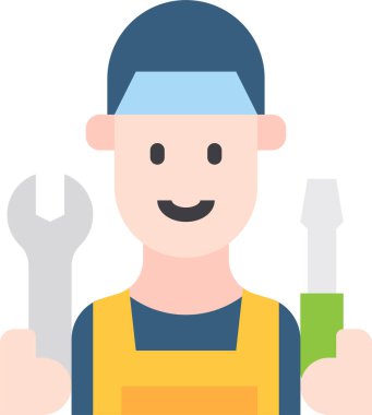 Simge vektör illüstrasyonunu onar