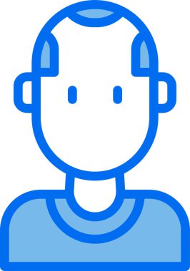 erkek avatar kişi tasarımı, vektör illüstrasyonu  