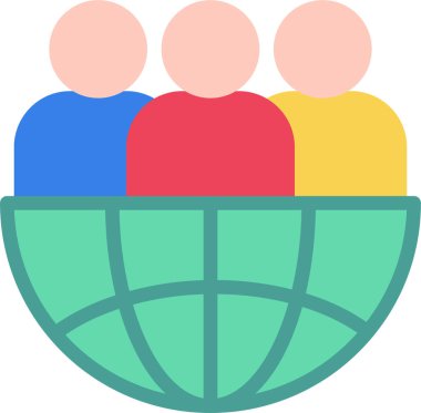 Takım çalışması iş konsepti vektör simgesi