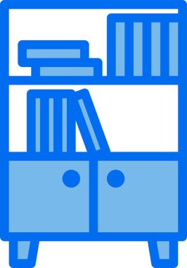 Kabine düz simgesi, vektör illüstrasyonu