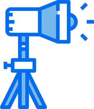 minimalistic vector icon of spotlight