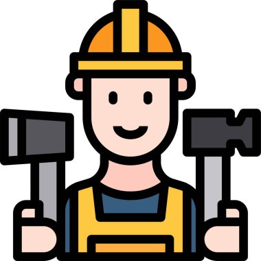 servis minimalist vektör simgesi