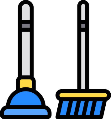 Pompacının basit çizgi film çizimi