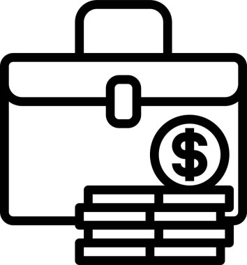 cüzdan ikonu vektör illüstrasyonu