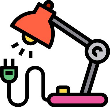 Lamba konseptinin minimalist vektör simgesi