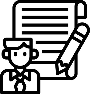 Ofis belgeleri, vektör çizimi