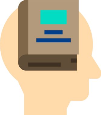 kitap minimalist vektör simgesi