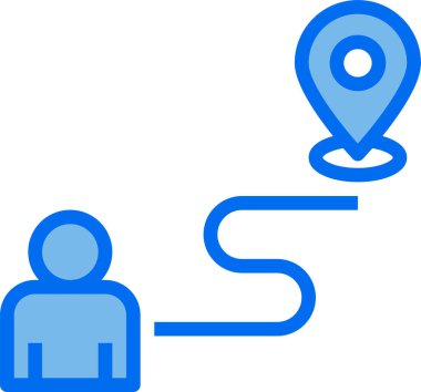 Minimalist vektör simgesini yönlendir