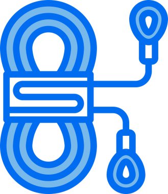 Tırmanma ipinin vektör çizimi