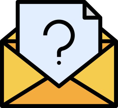 e- posta simgesi vektör illüstrasyonu 