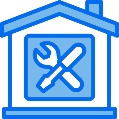 servis minimalist vektör simgesi