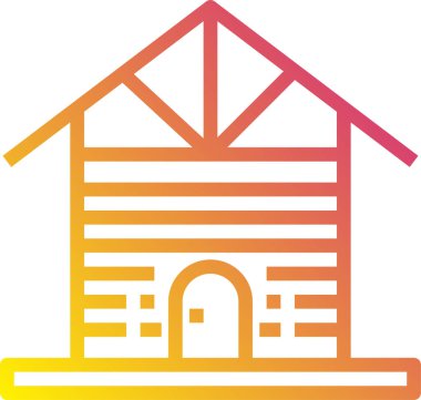 Ev simgesi, vektör illüstrasyonu