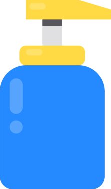 Losyon şişesinin minimalist vektör simgesi