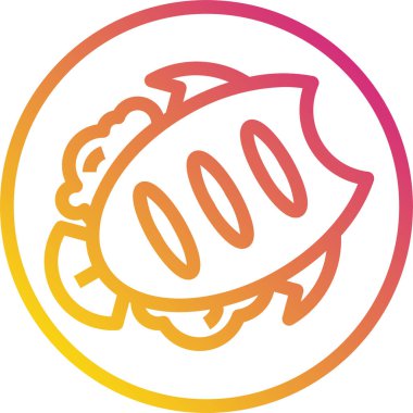 Tabaktaki balıkların vektör çizimi