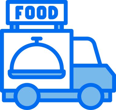 Dağıtım kavramının minimalist vektör simgesi 