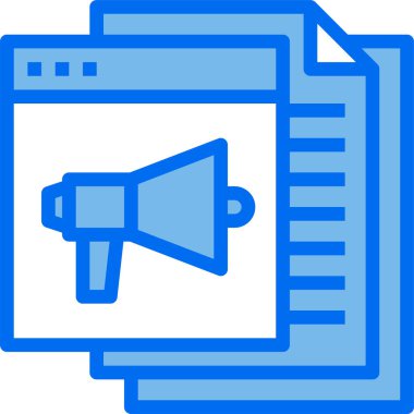 Dijital içeriğin minimalist vektör simgesi 