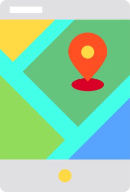 Akıllı telefon simgesinin vektör illüstrasyonu