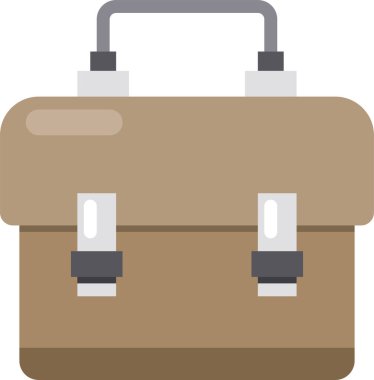 Okul Çantası minimalist vektör simgesi