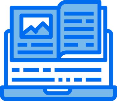 kitap minimalist vektör simgesi