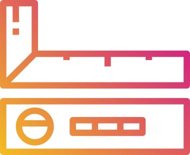 Araç simgesinin vektör illüstrasyonu