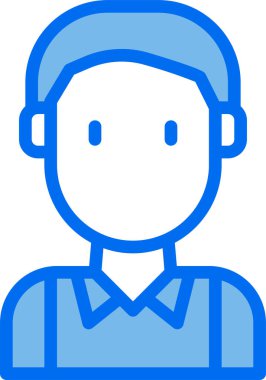 erkek avatar kişi tasarımı, vektör illüstrasyonu  