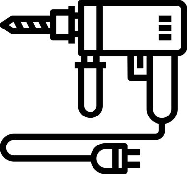 Araç simgesinin vektör illüstrasyonu