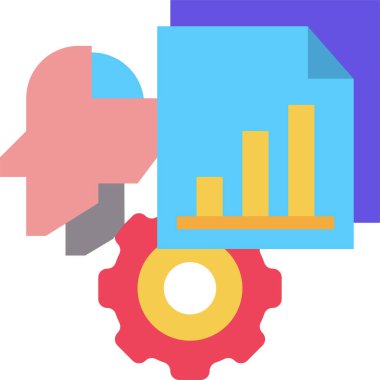 grafik simgesinin vektör illüstrasyonu