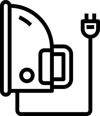 Demir aletlerin vektör illüstrasyon simgesi