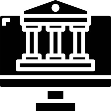 Finansal simge, iş simgesi, para simgesi, vektör illüstrasyonu 