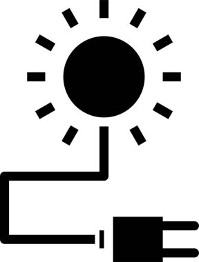 Ekoloji minimalist vektör simgesi