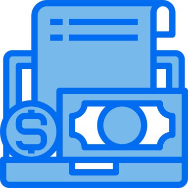 dizüstü bilgisayar çizgisi vektör simgesi.