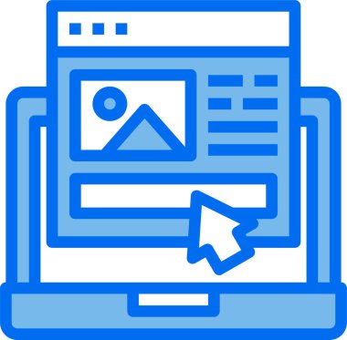 Web sitesi çevrimiçi teknoloji vektör illüstrasyonu