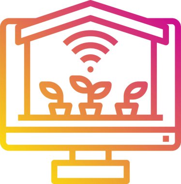 Kablosuz bağlantının basit simgesi, vektör illüstrasyonu