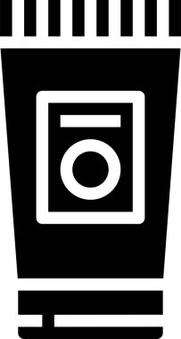 Losyon tüpünün minimalist vektör simgesi