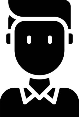 erkek avatar kişi tasarımı, vektör illüstrasyonu  