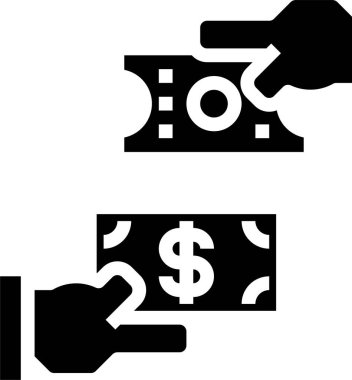 para değişimi vektör simgeleri