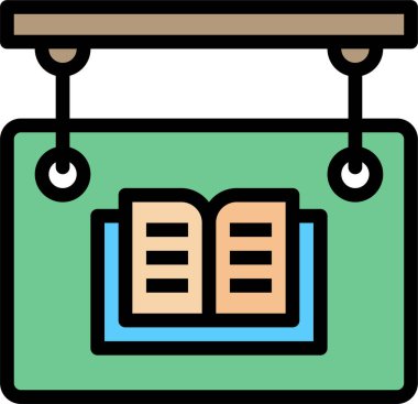 Eğitim minimalist vektör simgesi