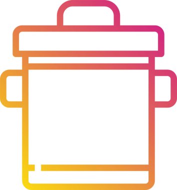 Mutfak çanağının vektör illüstrasyonu