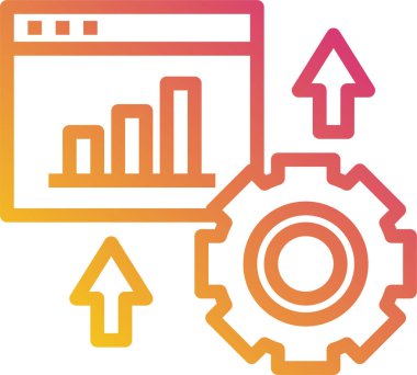 dişli ayarları vektör simgesi