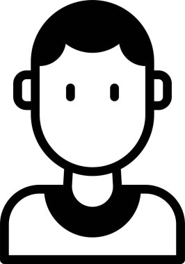 erkek avatar kişi tasarımı, vektör illüstrasyonu  