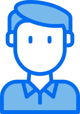 erkek avatar kişi tasarımı, vektör illüstrasyonu  